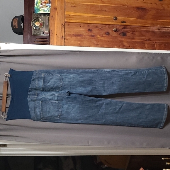 Motherhood Maternity Stretch Jeans Pockets Stretch Panel Size M EUC - Picture 4 of 9